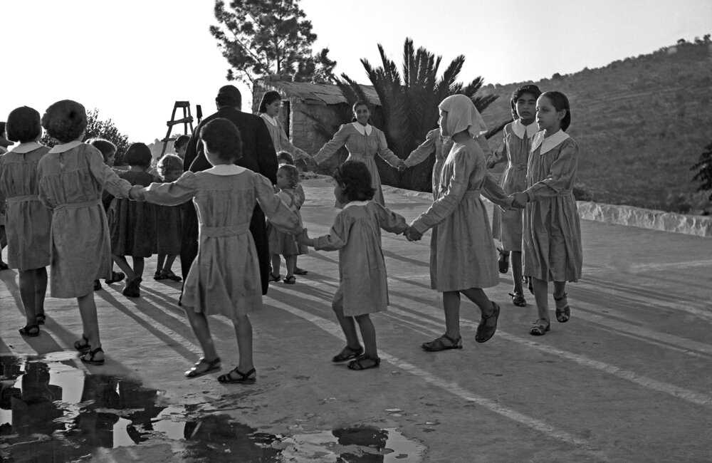 UNICEF and other organizations provide food and shelter to Palestinian refugees in Lebanon (January 1949)