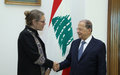 United Nations Special Coordinator Meets Lebanon Leaders