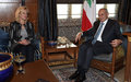 UN Special Coordinator Sigrid Kaag meets Lebanon Parliament Speaker Nabih Berri